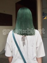 コレットヘアー ザモリオカ(Colette HAIR the MORIOKA)&nbsp;-kanna-♪ 透明感たっぷりモードグリーン♪