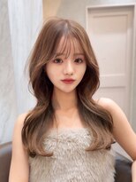 ロンド レア 天神大名店(Lond Le’a)&nbsp;イヤリングカラー/外ハネボブ /縮毛矯正/レイヤーボブ/艶髪