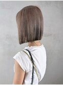 ボブショートミディアムおくれ毛韓国ヘア美髪_ba553283