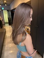 サニー 渋谷(SUNNY)&nbsp;ピンクミルクティーベージュ、ダブルカラー、ケアブリーチ