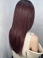 メイカ(MEIKA)&nbsp;【艶ロング × ワインレッドカラー】花岡勇輝