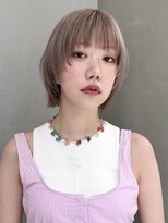 ギークス(GEEKS)&nbsp;【GEEKS渋谷】秋カラー/初ブリーチ/ミルクティー/ショートウルフ