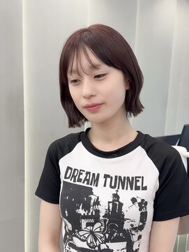 ロンドリゼル 札幌(Lond RiseL) ◯ オリーブグレー/韓国/レイヤーカット/髪質改善/縮毛矯正/札幌