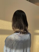 ノーヴァ バイ ボナ 前橋店(nova by bona)&nbsp;柔らかく揺れるナチュラル外ハネボブ