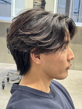 レタッチ バイ フィフス 天神大名(RETOUCH by fifth) 天神メンズパーマニュアンスパーマフェザーパーマセンターパート