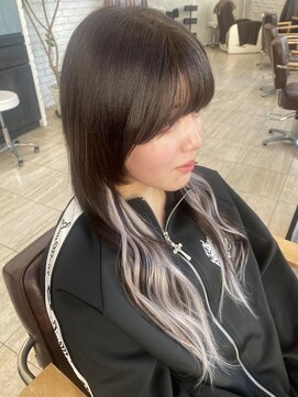 エクステでロングウルフインナー