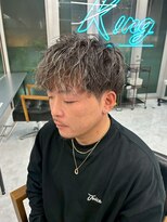 メンズサロン キング 高槻店(Men’s salon K!ng)&nbsp;波巻きツイストスパイラルパーマ/フェザーパーマ/眉毛/メンズ