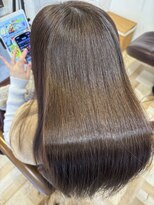 ルヴェール 本店(LeVert)&nbsp;美髪縮毛矯正×透明感ナチュラルグレージュ