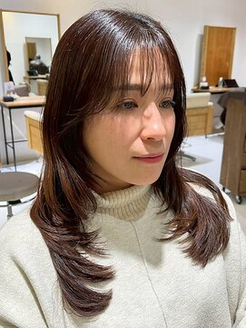 ヘアリゾート粋 リマ 銀座店(lima) 艶髪/透明感ブラウン/レイヤーカット