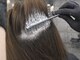 180°　hair design【5月 NEW OPEN（予定）】の写真/これからの美しさを大切に。頭皮に触れない「ゼロタッチカラー」で、刺激を軽減し艶やかな髪を目指す