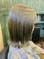 モナン 海老名(Monan)&nbsp;ミディアムボブ ターコイズカラー