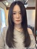 似合わせカット+透明感カラー¥12000/レイヤーカット/ショートボブ/ショート