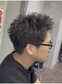 スパイキーショート ピンパーマ