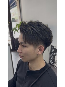 クリッパーズ ツーブロックアップバング