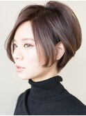 ヴェールウェーブブルージュアシメ似合わせカットショート