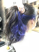 ブレイブ ヘアデザイン(BRaeVE hair design) アッシュ×インナーブルーパープル