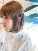 【韓国ヘア】絶対にハネない！美シルエットボブ