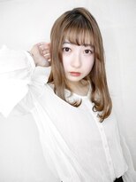 シュシュ(shushu)&nbsp;王道前髪×バレイヤージュ【有海一生】 髪質改善 カット