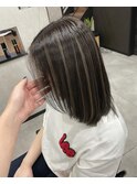 コントラストハイライト/ブリーチ/ロング/10代/20代/30代#F7NT