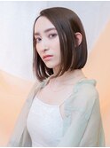 ナチュラル/肩上ボブ/艶カラー　恵比寿　高橋