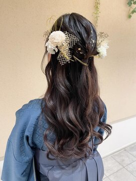 オリーブスバイネオリーブ(Olive's by neolive) *韓国風ぷるツカールのハーフアップ*新宿neolive