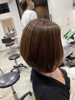 ディッシュ 五反田(dish)&nbsp;五反田美容室★顔まわり矯正/前下がりグラボブ/美艶髪