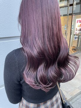 フレイムス ヘアアンドリラックス 大宮東口店(Frames) ピンクパープル/韓国風巻き
