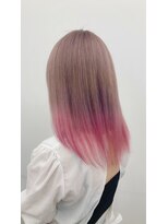 ゴットラトゥール(GOTTO LATOUR)&nbsp;ハイトーンホワイトのピンクグラデーションカラー