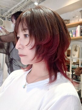 ラボヌール ヘアー エクラ(La Bonheur hair eclat) エンドカラーカラーウルフ
