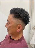 スキンフェード×宮城リョウタ風パーマ