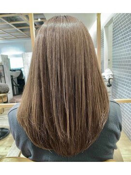 クラップス 京急富岡(CLAPS) ミルクティーベージュダブルカラーインナーカラーケアブリーチ