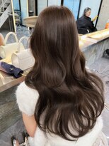 サイン 渋谷(SIGN)&nbsp;艶髪レイヤーカット韓国ヘアーグレージュ髪質改善トリートメント