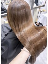 リア(riah) ミルクティーベージュダブルカラーインナーカラーケアブリーチ