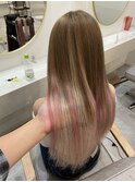 前髪/アンブレラカラー/こなれミディ/韓国マッシュ