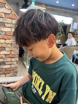 ルーナヘアー(LUNA hair) 『京都 ルーナヘアー』キッズカット×パーマ×マッシュ