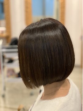 カラープラス 京都 六地蔵店 全体染め+集中トリートメント