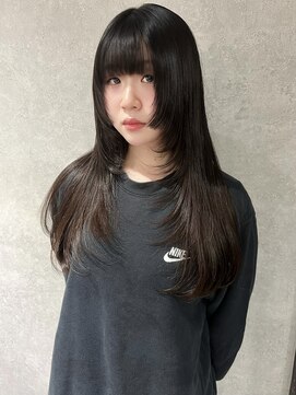 アイトーキョーエス 渋谷(AI TOKYO S) 姫レイヤー姫カット顔まわりレイヤーシャギーレイヤー髪質改善