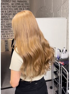 スワイ(SWAY) ハイトーンダブルカラー髪質改善エクステボブウルフ