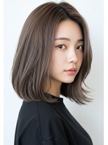 ニューカマー バイ ヘッドライト シブヤ(NEW COMER by HEADLIGHT shibuya)&nbsp;【ブルべアッシュブラウン】長めボブ