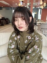 リコバイアフロート(riko by afloat)&nbsp;ミディアムレイヤー/ブルーブラック/ナチュラル