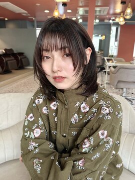 リコバイアフロート(riko by afloat) ミディアムレイヤー/ブルーブラック/ナチュラル