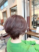 ルーファス 恵比寿 渋谷(Ruufus) くびれショートボブ/恵比寿渋谷/白髪ぼかしハイライト2504
