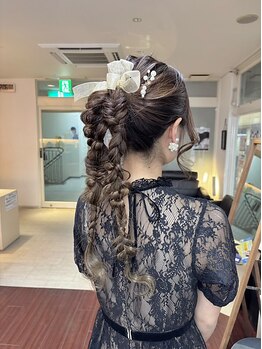ヘアサロン ユニティ(Hair Salon Unity)の写真/【近鉄奈良駅３分☆】結婚式場へのアクセスも抜群♪特別な１日はとびきりキレイなあなたで★着付けも可能◎