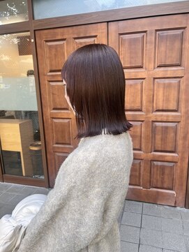 ポール 行徳店 セミディー ピンクブラウン