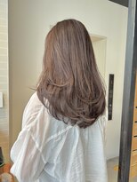 フリック 堺東店(FLICK) ロングレイヤー/くすみベージュ/堺東