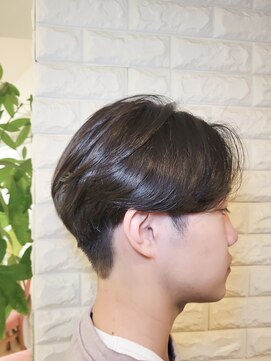 松本平太郎美容室 吉祥寺パートファイブ(PART5) 10代20代30代×ツーブロックマッシュセンターパート