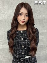 エスト 大阪梅田(EST) レミー100%高級人毛/53cm☆シールエクステ60枚+カット+カラー