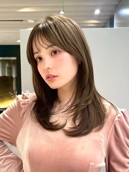 ケーツーナゴヤ(K two NAGOYA)の写真/カット＋透け感カラー＋TR￥7425♪経験豊富なスタイリストがプロ目線の提案[栄/矢場町]