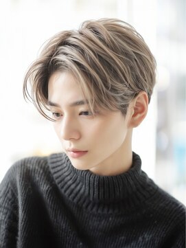 ラヴィ(Lavie) フェザーパーマサーフカール刈り上げセンターパートmen'shair