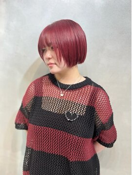 ヴァイス 渋谷店(VAICE) ボルドーカラー/ショートボブ